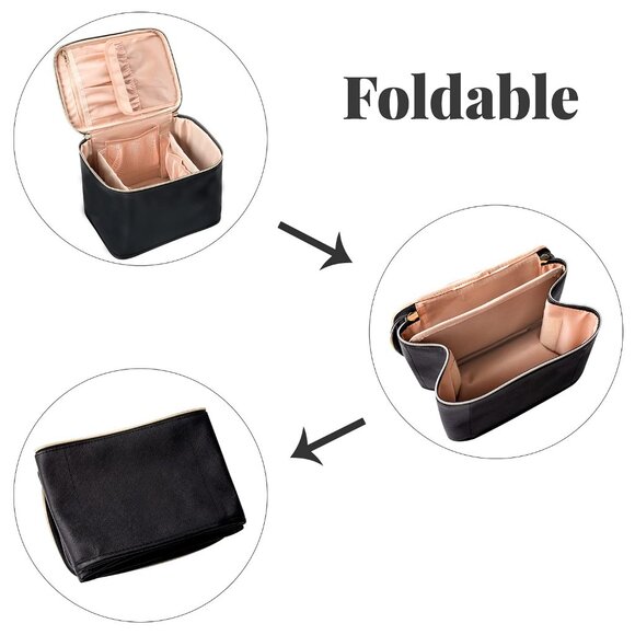 Travel Makeup Bag, Cosmetic Bags For Women Makeup Case Organizer Large Case. NEW - Picture 2 of 4